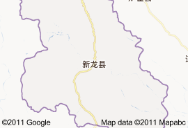 新龍縣地圖