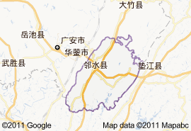 鄰水縣地圖