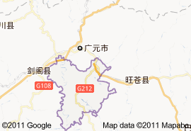 元壩區地圖
