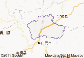 朝天區地圖