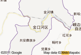 金口河區地圖