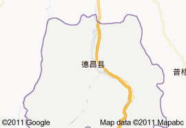 德昌縣地圖