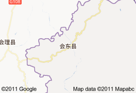 會東縣地圖