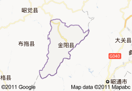 金陽縣地圖