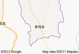 普格縣地圖