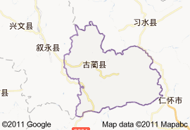 古藺縣地圖