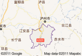 納溪區地圖