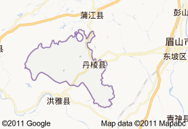 丹棱縣地圖