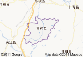 青神縣地圖