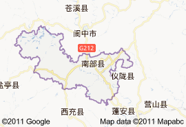 南部縣地圖