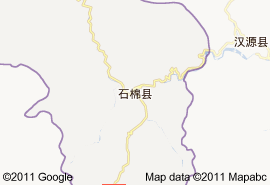 石棉縣地圖