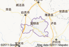 富順縣地圖