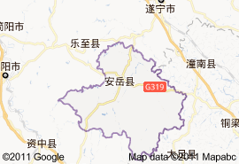 安嶽縣地圖