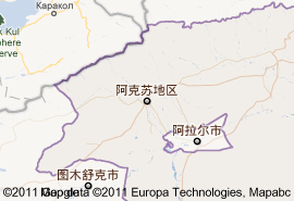 阿克蘇市地圖