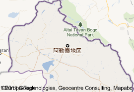 阿勒泰市地圖