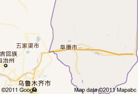 阜康市地圖