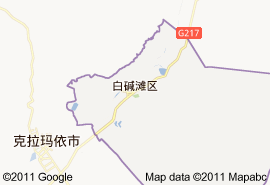 白堿灘區地圖
