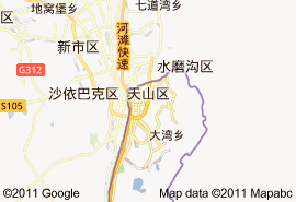 天山區地圖