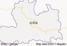 邊壩縣地圖