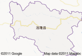 洛隆縣地圖