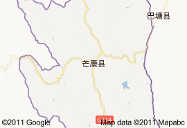 芒康縣地圖