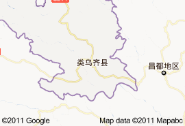 類烏齊縣地圖