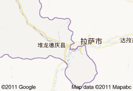 堆龍德慶縣地圖