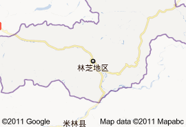 林芝縣地圖