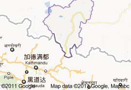 聶拉木縣地圖