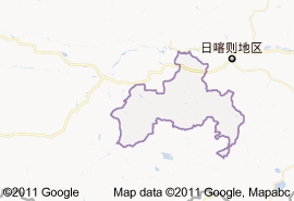 薩迦縣地圖