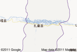 紮囊縣地圖
