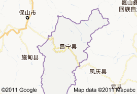 昌寧縣地圖