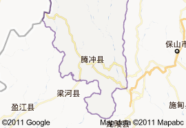 騰沖縣地圖