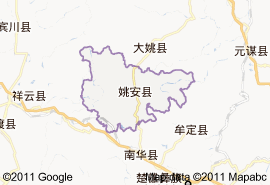 姚安縣地圖