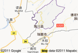 隴川縣地圖