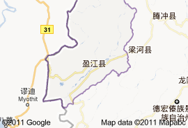 盈江縣地圖