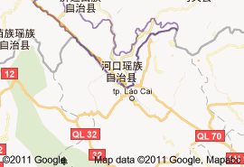 河口瑤族自治縣地圖