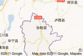 彌勒縣地圖