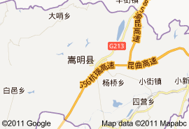 嵩明縣地圖