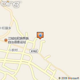 江城哈尼族彝族自治縣地圖