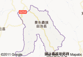 景東彝族自治縣地圖