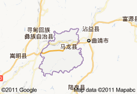 馬龍縣地圖