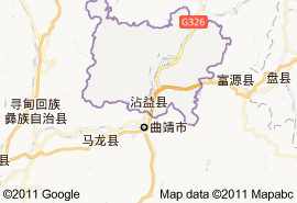 沾益縣地圖