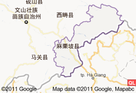 麻栗坡縣地圖
