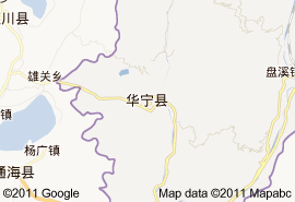 華寧縣地圖