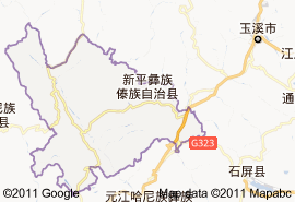 新平彝族傣族自治縣地圖