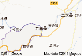 水富縣地圖