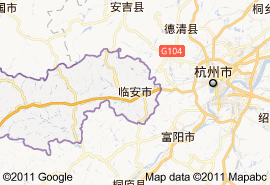 臨安市地圖