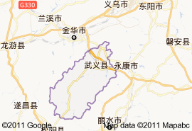 武義縣地圖