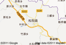 松陽縣地圖